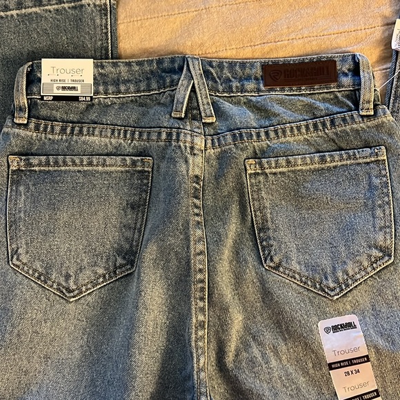 NWT Womens Rock & Roll Trouser Jeans 28x34 western detail - Picture 6 of 6